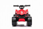 Mamido Detská elektrická štvorkolka The Fastest červená