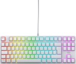 Cherry CHERRY XTRFY K4V2 - Tastatur - RGB - 80% - TKL - Hintergrundbeleuchtung - USB - QWERTZ - Deutsch - Tastenschalter: CHERRY MX2A Red - weiss