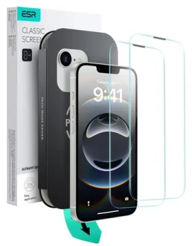 ESR UltraFit ochranné sklo iPhone 13/13 Pro/14/16e/17e / Ochranné sklo / Tvrdené sklo / 2 ks