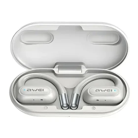 Awei T93+ biela / Bezdrôtové slúchadlá / OWS / Bluetooth 5.3 / výdrž 40h / dobíjacie púzdro (T93)