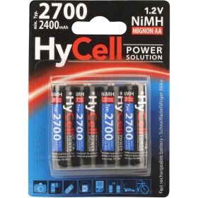 HyCell HR06 2700 tužkový akumulátor typu AA Ni-MH 2400 mAh 1.2 V 4 ks; 5030682