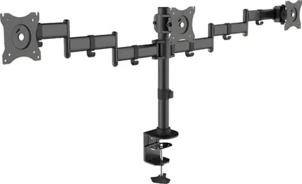 Maclean MC-691 / Stolový držiak pre 3 monitory / 13-27" (MC-691)