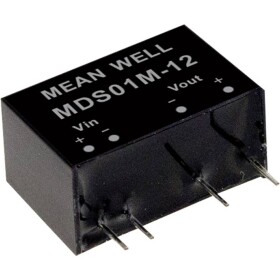 MEAN WELL MDS01L-12 DC / DC menič napätia, modul 84 mA 1 W Počet výstupov: 1 x; MDS01L-12