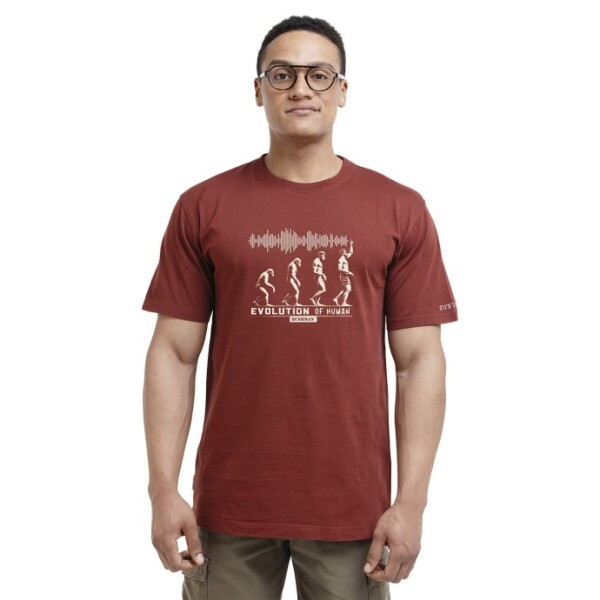 Bushman Pánské tričko Colours, burgundy M
