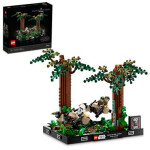 LEGO® 75353 naháňačka na planéte Endor dioráma