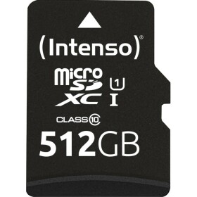 Intenso Intenso microSD 512GB UHS-I Perf CL10| Performance Klasa 10