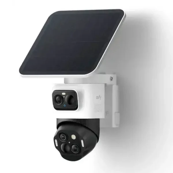 Anker Eufy S4 biela / Vonkajšia IP kamera so solárnym nabíjaním / 360° / microSD / Wi-Fi / 4k (T81723W1)