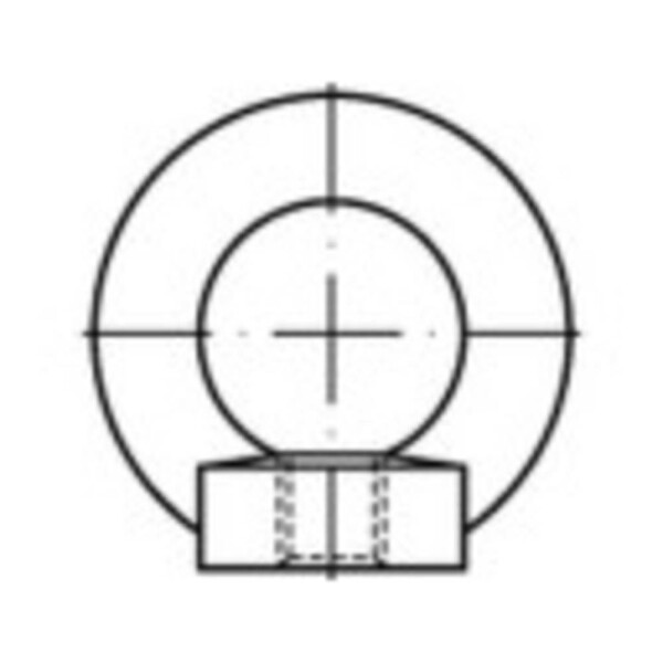 TOOLCRAFT TO-5381595 závesné oká M16 DIN 582 ocel pozinkované žiarom 10 ks; TO-5381595