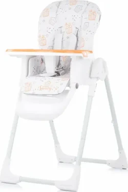 CHIPOLINO Jedálenská stolička Sweety Tangerine / od 6 mesiacov do 3 rokov (148952)
