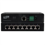 Exsys EXSYS - EX-61008 Ethernet zu 8s x RS-232/422/485 - - RS-232 - Ethernet - RS-232 sériový server pre konzoly; EX-61008