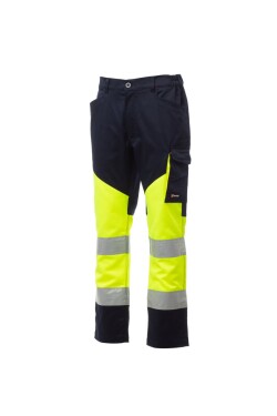 Reflexné pracovné nohavice Payper WORKING Farba: Žltá fluo, Veľkosť: M (S00350P09501014M)