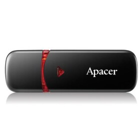 Apacer AH333 64GB čierna / USB flash disk / USB 2.0 / s krytkou (AP64GAH333B-1)