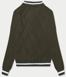 Dámska bunda typu bomber v army farbe (16M9070-136) odstíny zelené XXL (44)
