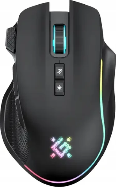 Defender THUNDER GM-213 čierna / herná bezdrôtová optická myš / 1600DPI / 7 tlačidiel / 1 koliesko / 10m / 2.4 GHz (52213)