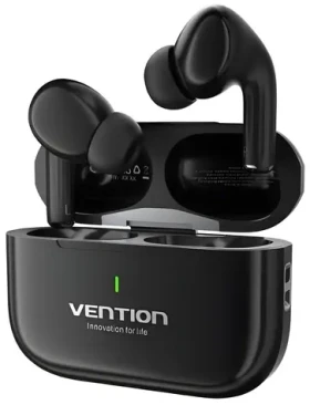 Vention Echo Lite E11 čierna / Slúchadlá / Bluetooth 5.4 / IPX4 / dobíjacie púzdro (NBVB0)