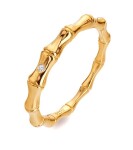Hot Diamonds Minimalistický pozlátený prsteň s diamantom Golden Edit Hope DR298 52 mm