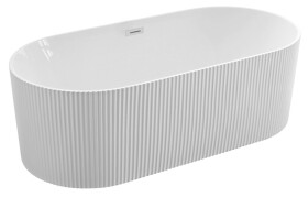 AQUALINE - TURIA STRIP voľne stojaca vaňa 170x80cm, biela E2785