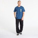 Tričko PLEASURES Turntable T-Shirt Blue XXL