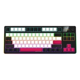 LORGAR KBP70TKLW (CZSK) čierna/červená / bezdrôtová herná klávesnica 75% / CZSK / 2.4GHz / BT 5.0 / RGB (LRG-KBP70TKLW-BK-CS)