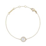 Daniel Wellington Pôvabný náramok s perleťou a kryštálmi Audrey DW00401423
