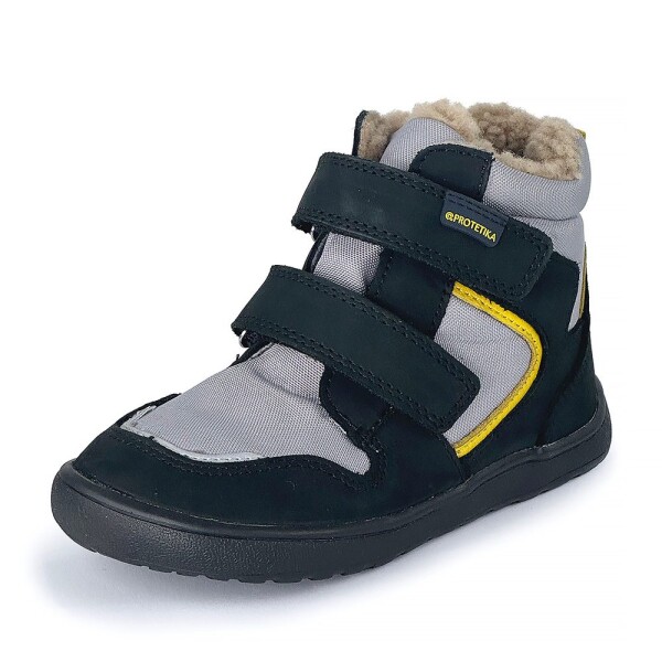 Chlapčenské zimné barefoot topánky PRO-tex GERO BLACK - 35
