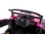 Mamido Mamido Elektrické autíčko Buggy Racing Speed ​​22 ružové | 4x4 | 12V10Ah | 180W | EVA | LED | 2,4 Ghz | ECO koža