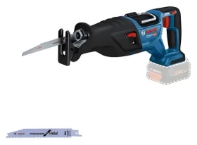 BOSCH GSA 18V-28 modrá-čierna / Priamočiara píla / 18 V / rez do dreva 230 mm / zdvih 28 mm / solo bez aku (06016C0001)