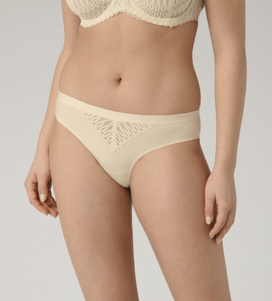 Dámske nohavičky Aura Spotlight Brazilian krémové - Triumph YELLOW 36