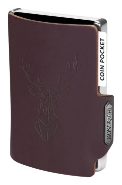 Kožená mini peňaženka Mondraghi Silhouette Modern Deer Brown