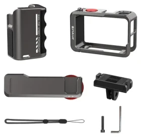 Puluz PU1058TS / Kovové puzdro s rukoväťou / pre DJI OSMO Action 5 Pro, 4, 3 / hliník (PU1058TS)