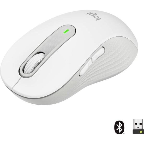 Logitech Wireless M650 L biela / bezdrôtová myš / 2.4 GHz / Bluetooth / 1x AA (910-006238)