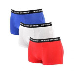 Le Coq Sportif pánske boxerky 3PAK červené sivé tmavomodré S