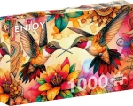 ENJOY Puzzle Útočisko kolibríkov