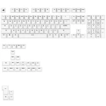 Glorious vymeniteľné klávesy GPBT Basics (ANSI US) - Classic White / PBT / 133 ks / ANSI US layout / Cherry MX(+) (GLO-KB-ACC-KC-GPBT-BA-CWHT-US)