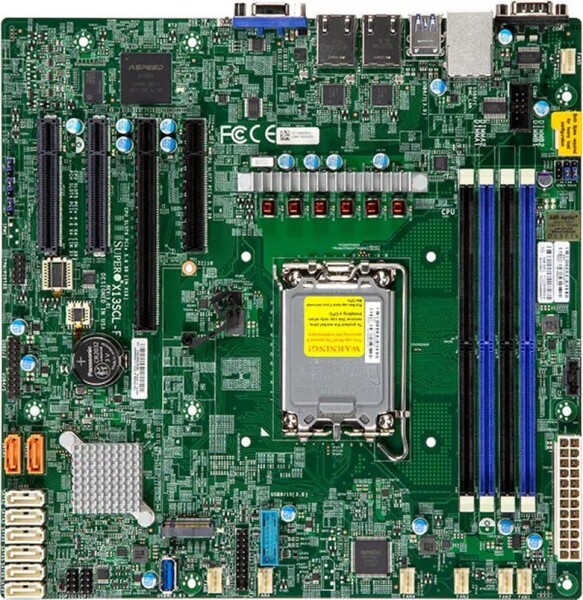 SuperMicro Supermicro Mainboard X13SCL-F micro-ATX Sockel 1700 DDR5-only Single