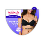 Dámska mäkká vystužená podprsenka PERFECT SOFT BRA čierna - BELLINDA 85D černá