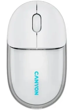 Canyon OnClick 24 biela / Bezdrôtová optická myš / Bluetooth 5.1 + 2,4 GHz / 1200 dpi / akumulátor 500 mAh (CNS-CMSW24W)