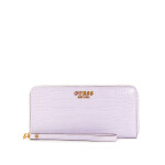 GUESS peňaženka Laurel Slg Large Zip Around lilac Fialová