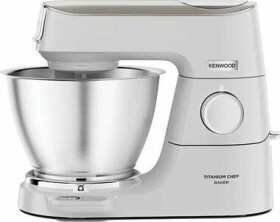 Kenwood Titanium Chef Baker KVC65.001WH / Kuchynský robot / 1200 W / 5L / vstavaná váha / biela (KVC65.001WH)