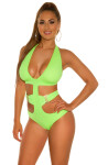 Sexy KouCla Neckholder Monikini NEONCORALL XL