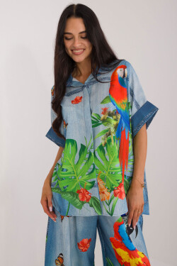 Košeľa s krátkym rukávom model 198371 Taliansko Moda universal