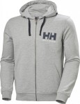 Helly Hansen HH Logo Full zip hoodie grey melange