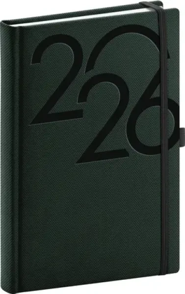 NOTIQUE Denný diár AJAX 2026 zelený / 15 x 21 cm (PGD-DA5AJ-6720)