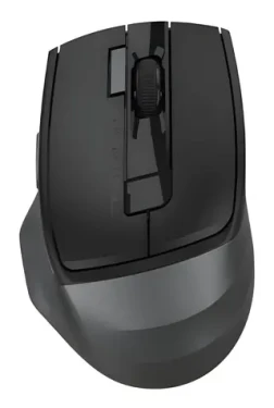 A4Tech FStyler FB45CS Air2 čierna / Bezdrôtová tichá kancelárska myš / 2000 DPI / Bluetooth / 2.4 GHz / 7 tlačidiel (A4TMYS47725)