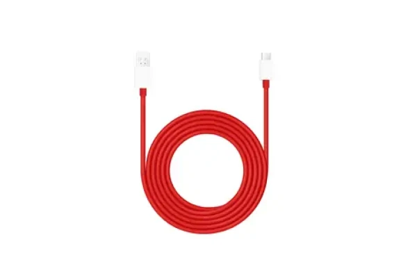 OnePlus Warp Charge Dátový kábel USB-A - USB-C 1.5m červená (5461100648)