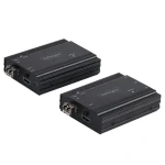 StarTech 4K HDMI KVM extender čierna / KVM extender / 4K 60Hz / vysielač a prijímač (SV565FXHD4KU)
