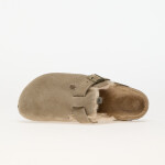 Tenisky Birkenstock Boston Shearling Suede Leather/Fur Taupe EUR 41