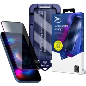 3mk HardGlass MAX Privacy / Ochranné sklo / Apple iPhone 14 Pro / 9H / Privacy filter