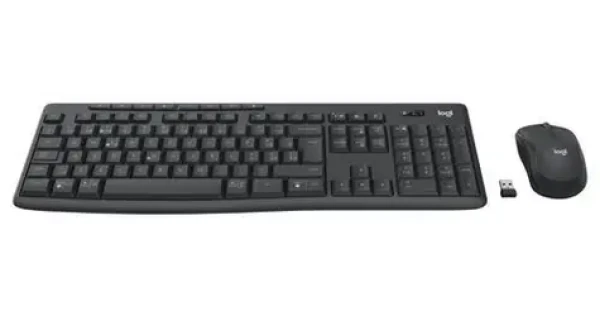 Logitech MK370 CH čierna / Bezdrôtová sada klávesnice a myši / CH verzia / Bluetooth / Logi Bolt (920-012067)