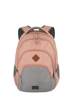 Batoh na notebook Travelite Basics Backpack Melange Rose/grey